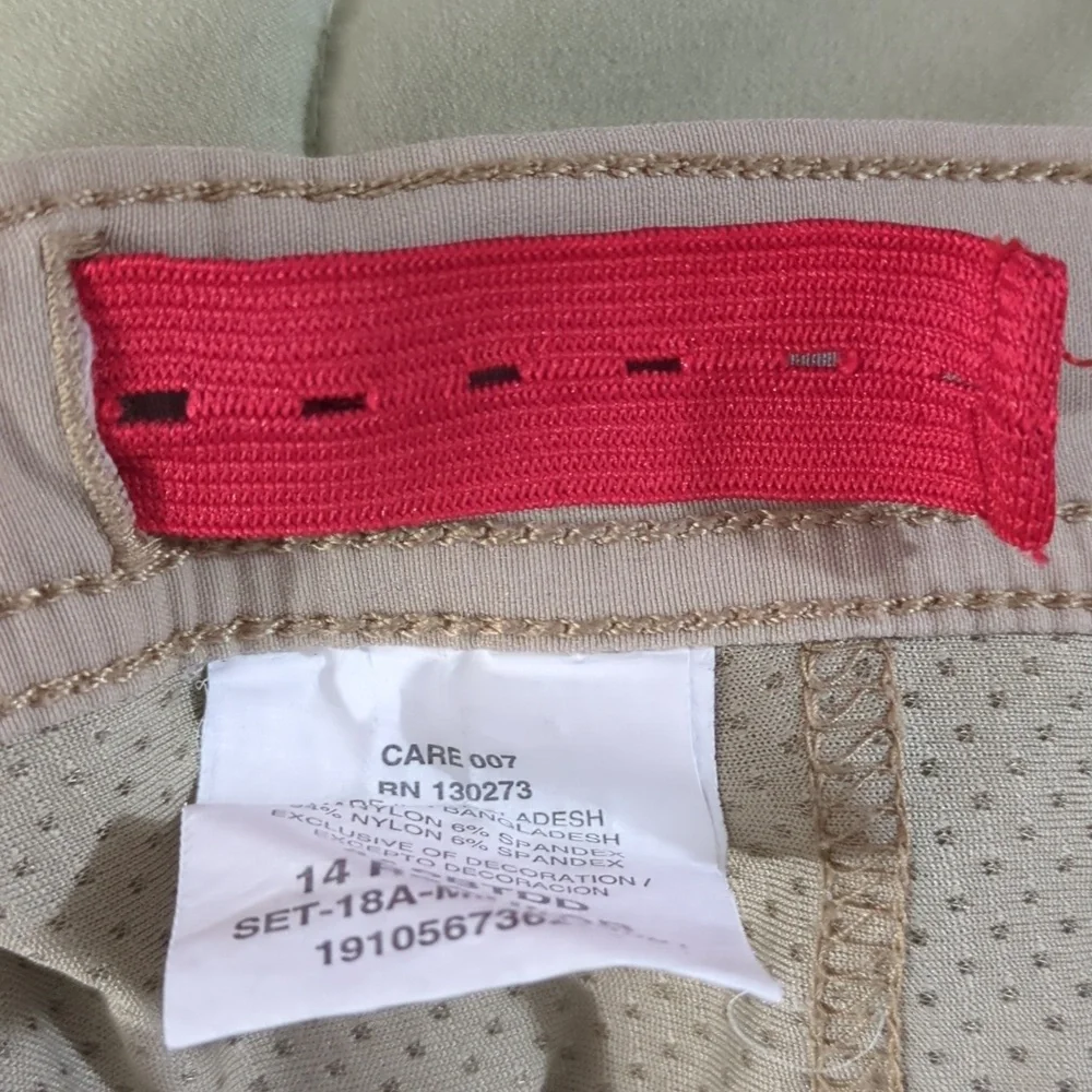 Wrangler Men's Teenager Tan Cargo Shorts Size 14 Regular - Picture 7 of 7